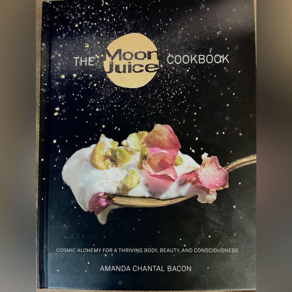 The Moon Juice Cookbook by Amanda Chantal Bacon. Amazing recipes for wellness.